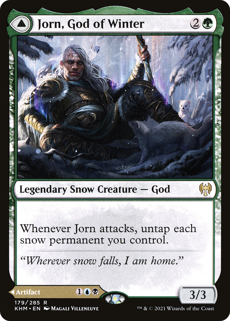 Jorn, God of Winter // Kaldring, the Rimestaff (KHM-179) [Kaldheim] Foil MTG Single Wizards of the Coast