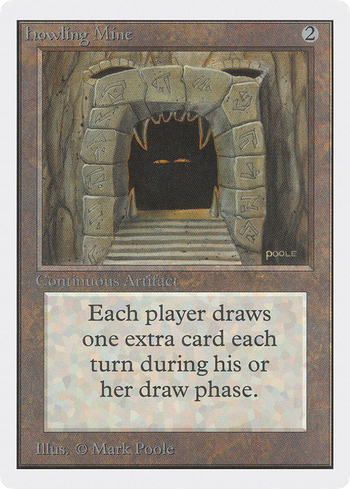 Howling Mine (2ED-248) [Oldschool] Unlimited Edition MTG Single Wizards of the Coast