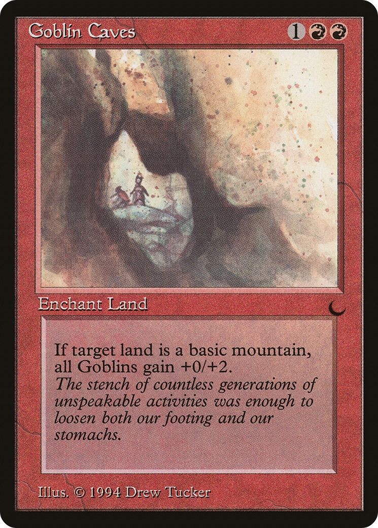 Goblin Caves (DRK-064) [Oldschool] The Dark MTG Single Wizards of the Coast