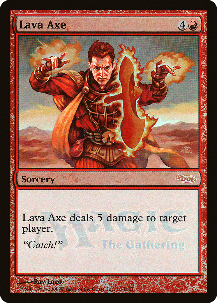Lava Axe (WPN-013) [Misc] DCI Promos Foil MTG Single Wizards of the Coast