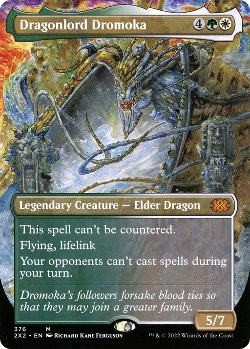 Dragonlord Dromoka (2X2-376) [Double Masters 2022] (Borderless) MTG Single Wizards of the Coast