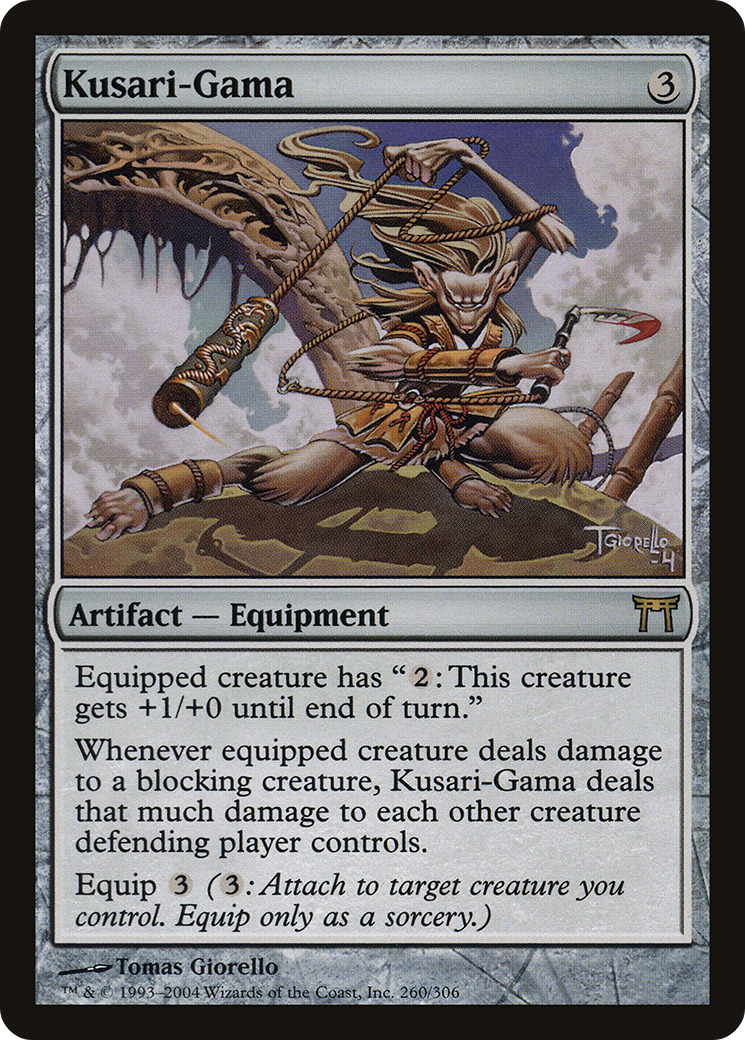Kusari-Gama (CHK-260) [Champions of Kamigawa] MTG Single Wizards of the Coast