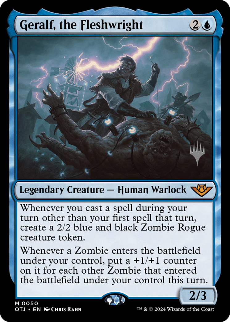 Geralf, the Fleshwright (PPOTJ-050) [Outlaws of Thunder Junction Promos] Foil MTG Single Wizards of the Coast