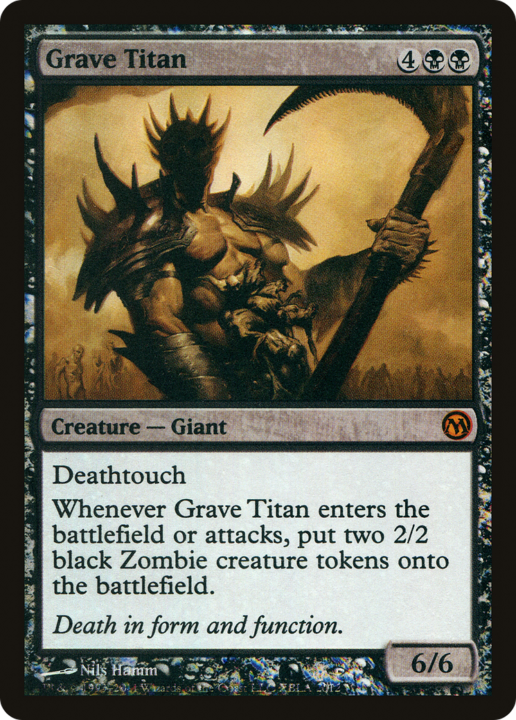 Grave Titan (MEDIA-XBLA 2012) [Misc] Duels of the Planeswalkers 2012 Promos Foil MTG Single Wizards of the Coast
