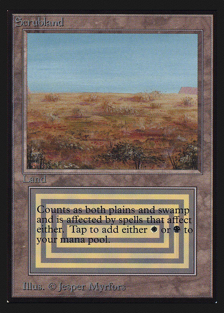 Scrubland (CED-282) [Collectors' Edition] MTG Single Wizards of the Coast