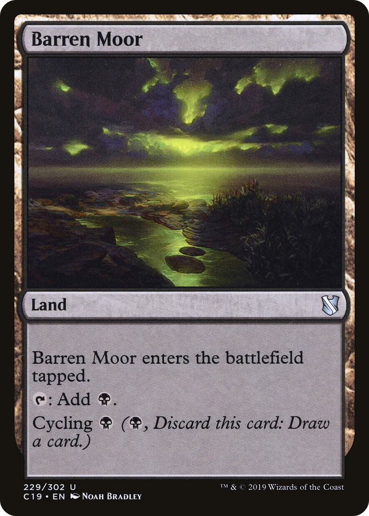 Barren Moor (C19-229) [Commander 2019] MTG Single Wizards of the Coast