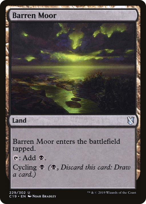 Barren Moor (C19-229) [Commander 2019] MTG Single Wizards of the Coast