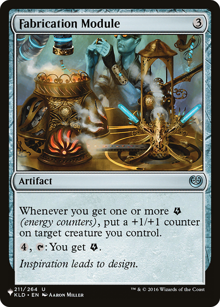 Fabrication Module (LIST-KLD-211) [Mystery Booster] The List MTG Single Wizards of the Coast