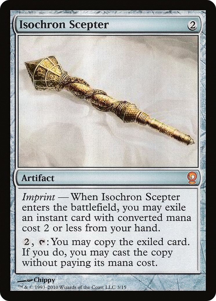 Isochron Scepter (V10-) [Misc] From the Vault: Relics Foil MTG Single Wizards of the Coast