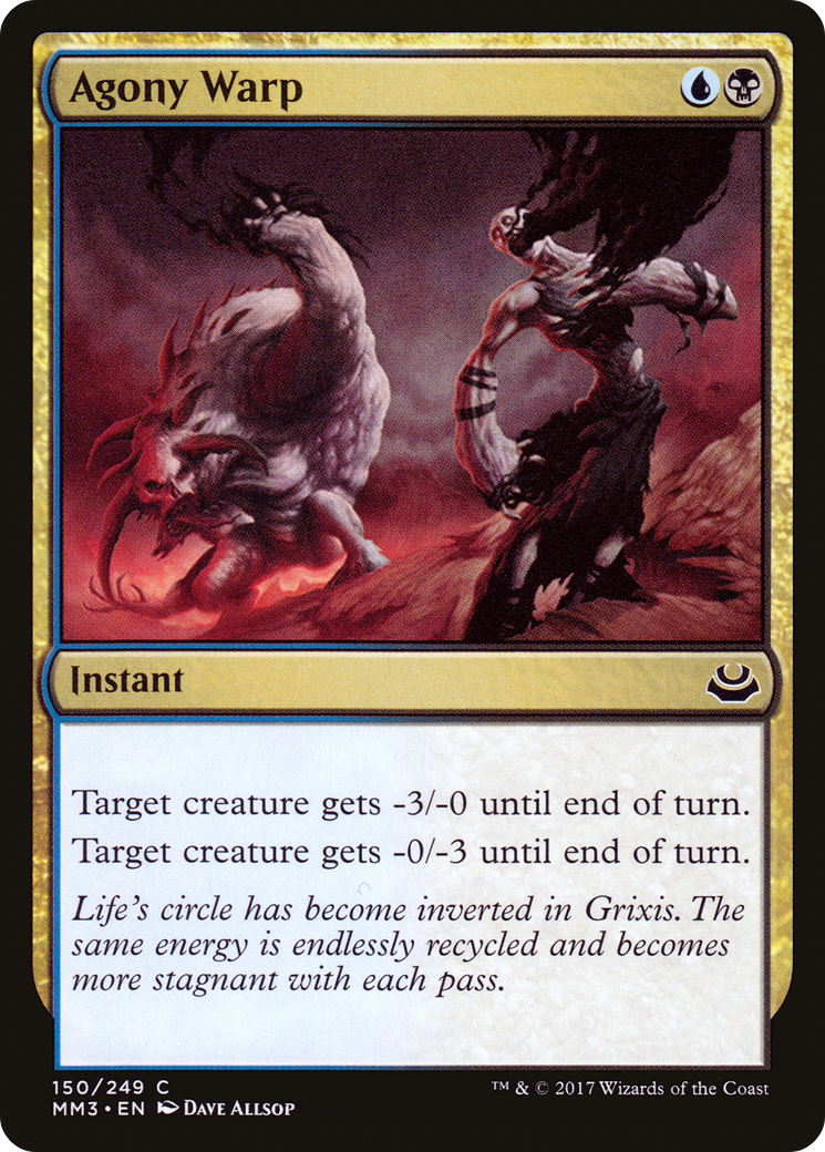 Agony Warp (MM3-150) [Modern Masters 2017] MTG Single Wizards of the Coast