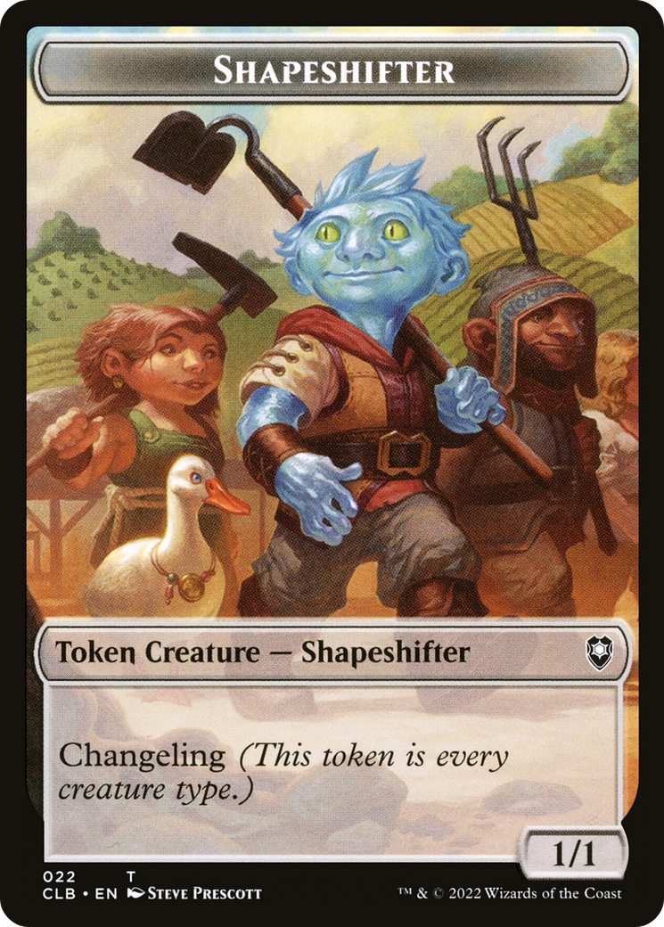 Shapeshifter (TCLB-022) [Tokens] Battle for Baldur's Gate Tokens MTG Single Wizards of the Coast