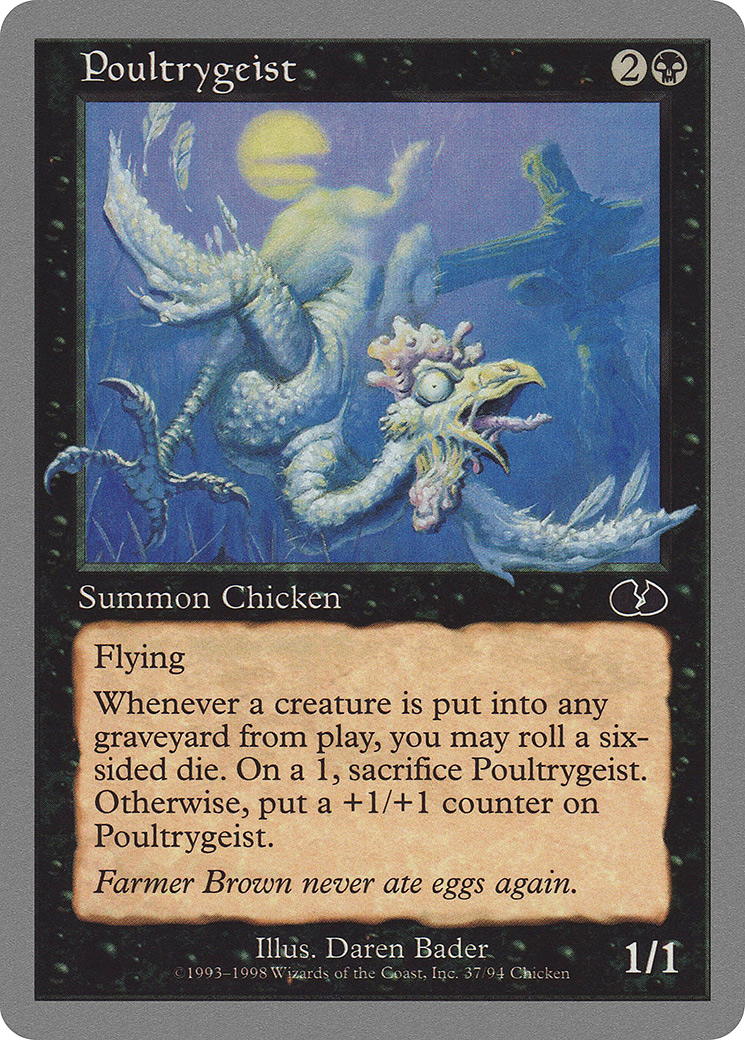 Poultrygeist (UGL-037) [Unglued] MTG Single Wizards of the Coast