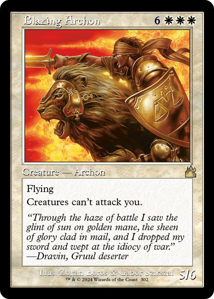 Blazing Archon (RVR-302) [Ravnica Remastered] MTG Single Wizards of the Coast