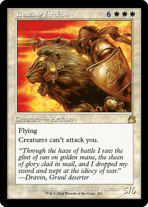 Blazing Archon (RVR-302) [Ravnica Remastered] MTG Single Wizards of the Coast