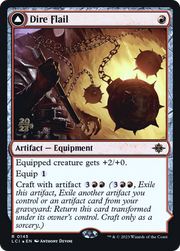 Dire Flail (PRE-145) [The Lost Caverns of Ixalan Promos] Foil MTG Single Wizards of the Coast