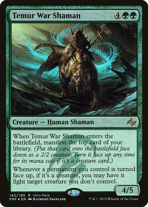 Temur War Shaman (UMP-142) [Fate Reforged Promos] Foil MTG Single Wizards of the Coast