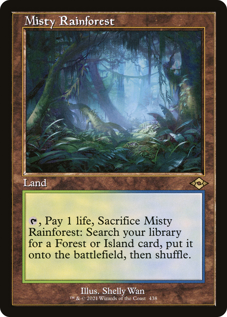 Misty Rainforest (Retro) [Modern Horizons 2] MTG Single Magic: The Gathering