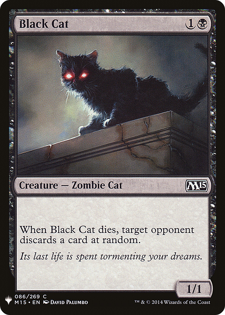 Black Cat (LIST-086) [Mystery Booster] The List MTG Single Wizards of the Coast