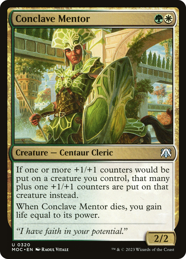 Conclave Mentor (MOC-320) [March of the Machine Commander] MTG Single Wizards of the Coast