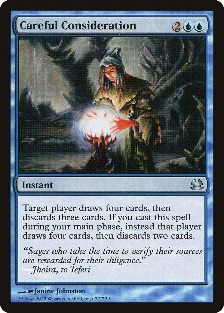 Careful Consideration (MMA-037) [Modern Masters] MTG Single Wizards of the Coast