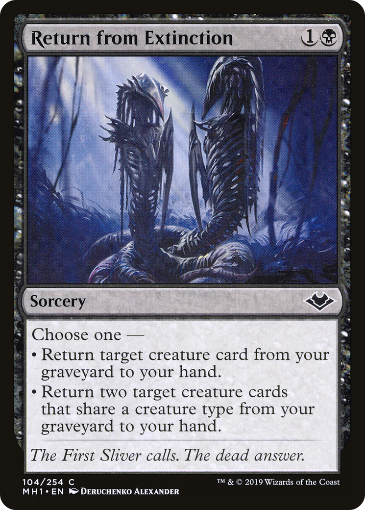 Return from Extinction (MH1-104) [Modern Horizons] MTG Single Modern Horizons