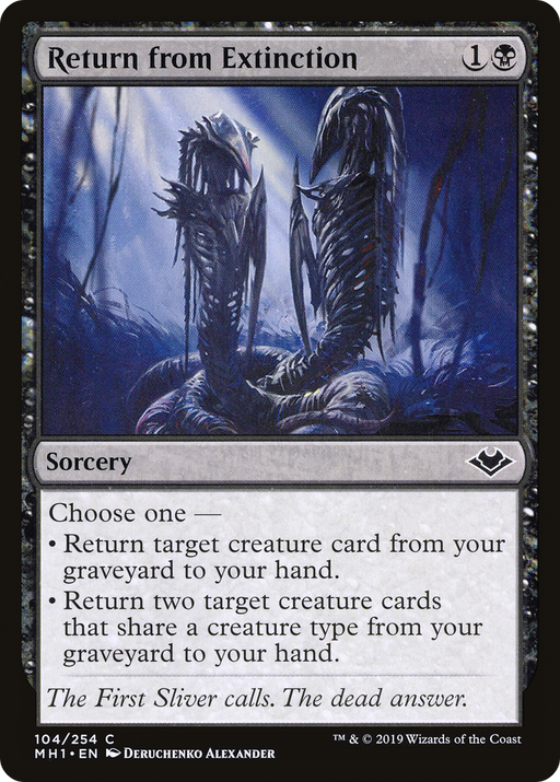 Return from Extinction (MH1-104) [Modern Horizons] Foil MTG Single Modern Horizons