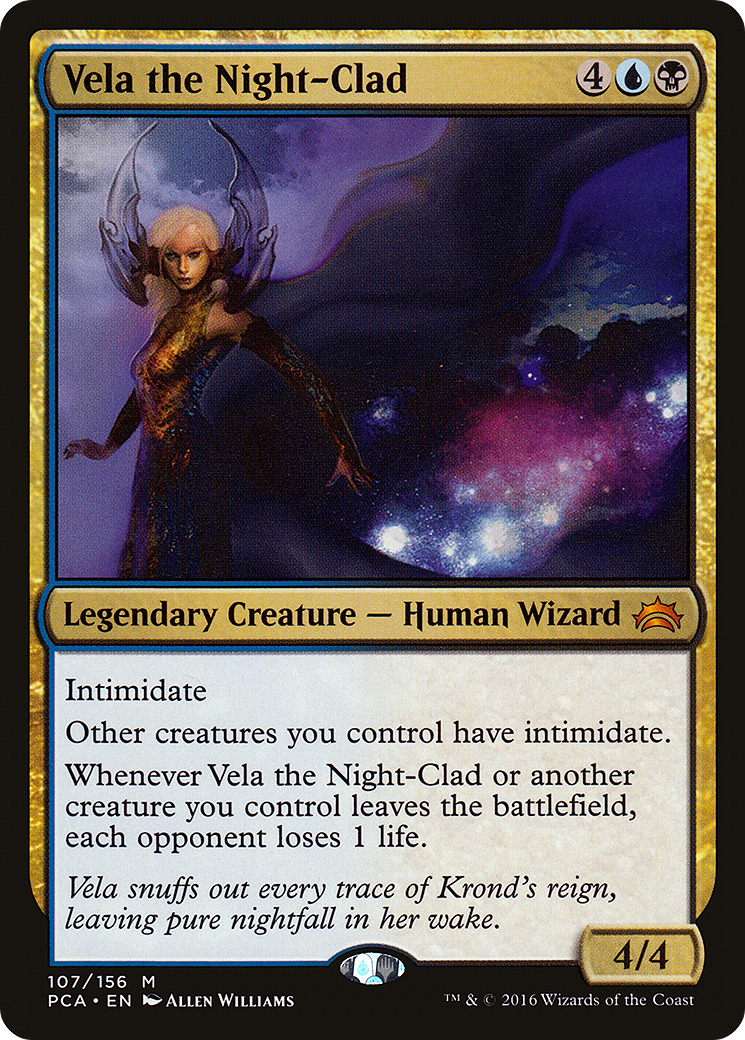 Vela the Night-Clad (PCA-107) [Misc] Planechase Anthology MTG Single Wizards of the Coast