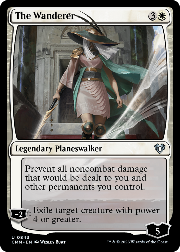 The Wanderer (CMM-843) [Commander Masters] MTG Single Wizards of the Coast