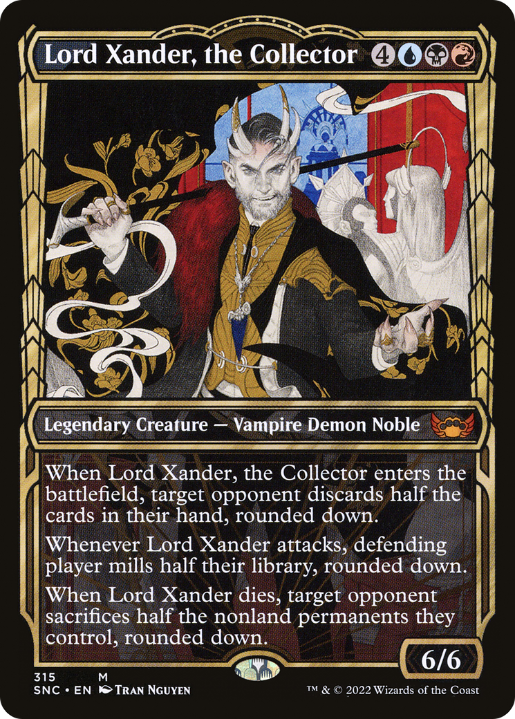 Lord Xander, the Collector (SNC-315) [Streets of New Capenna] (Showcase) Foil MTG Single Wizards of the Coast