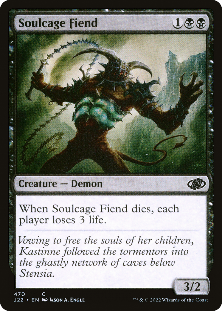 Soulcage Fiend (J22-470) [Jumpstart 2022] MTG Single Wizards of the Coast