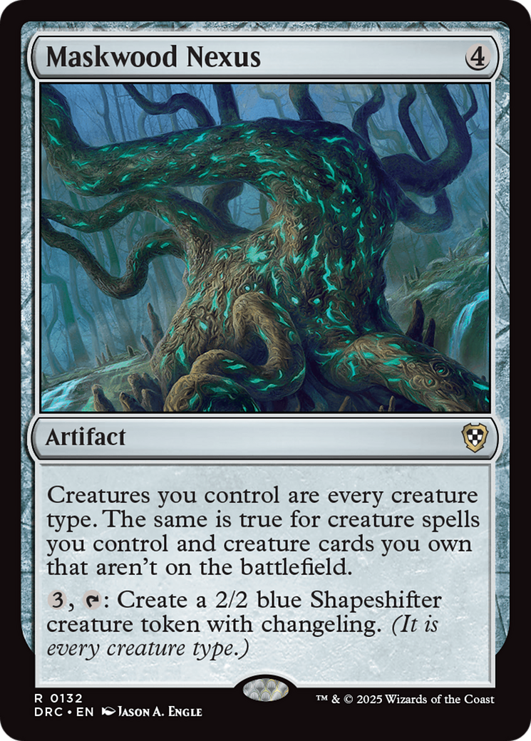 Maskwood Nexus (DRC-132) [Commander: Aetherdrift] MTG Single Wizards of the Coast