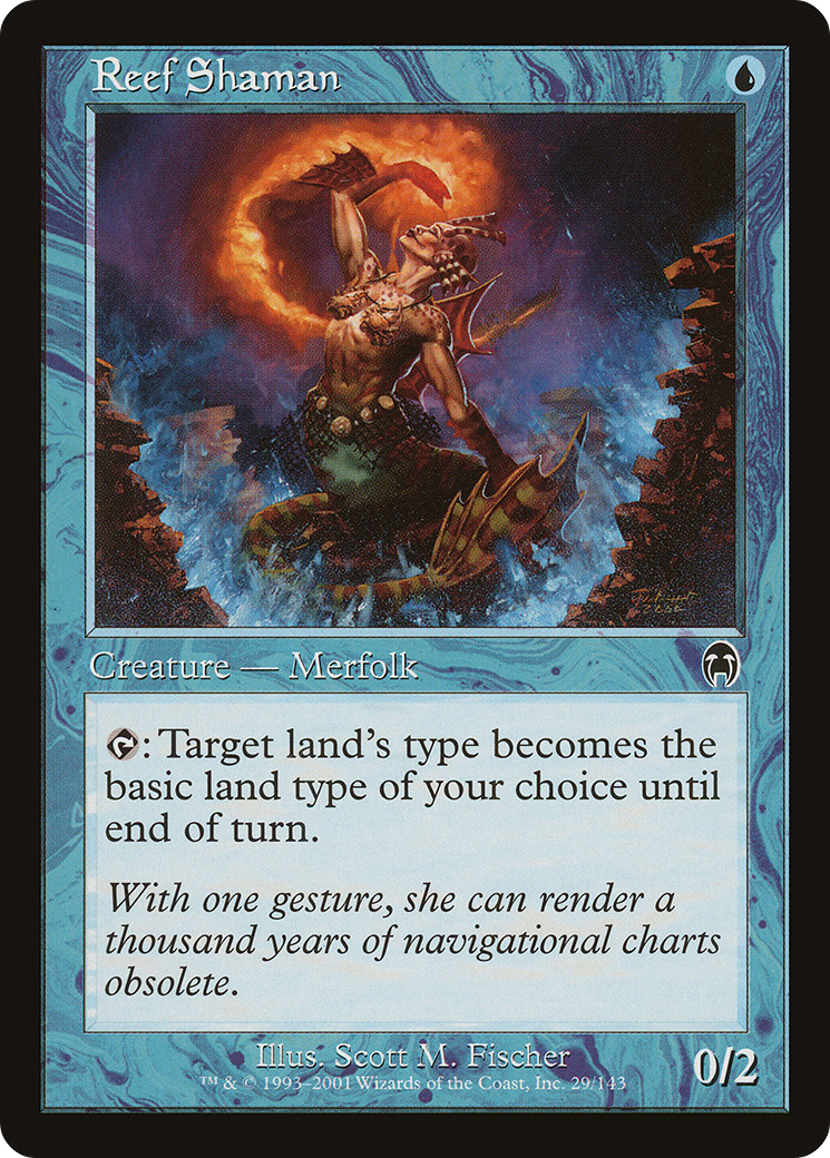Reef Shaman (APC-029) [Apocalypse] Foil MTG Single Wizards of the Coast