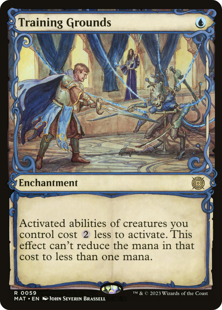 Training Grounds (MAT-059) [March of the Machine: The Aftermath] (Showcase) MTG Single Wizards of the Coast