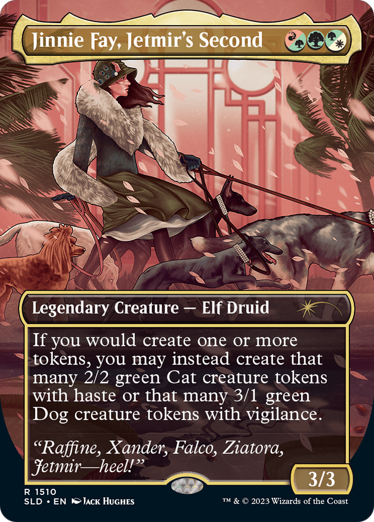 Jinnie Fay, Jetmir's Second (SLD-1510) [Secret Lair] Drop (Borderless) Foil MTG Single Wizards of the Coast