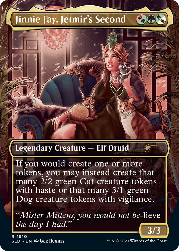 Jinnie Fay, Jetmir's Second (SLD-1510) [Secret Lair] Drop (Borderless) Foil MTG Single Wizards of the Coast