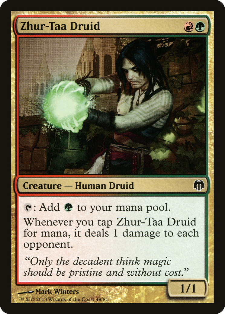 Zhur-Taa Druid (DDL-048) [Misc] Duel Decks: Heroes vs. Monsters MTG Single Wizards of the Coast