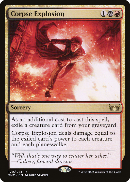Corpse Explosion (SNC-179) [Streets of New Capenna] MTG Single Wizards of the Coast