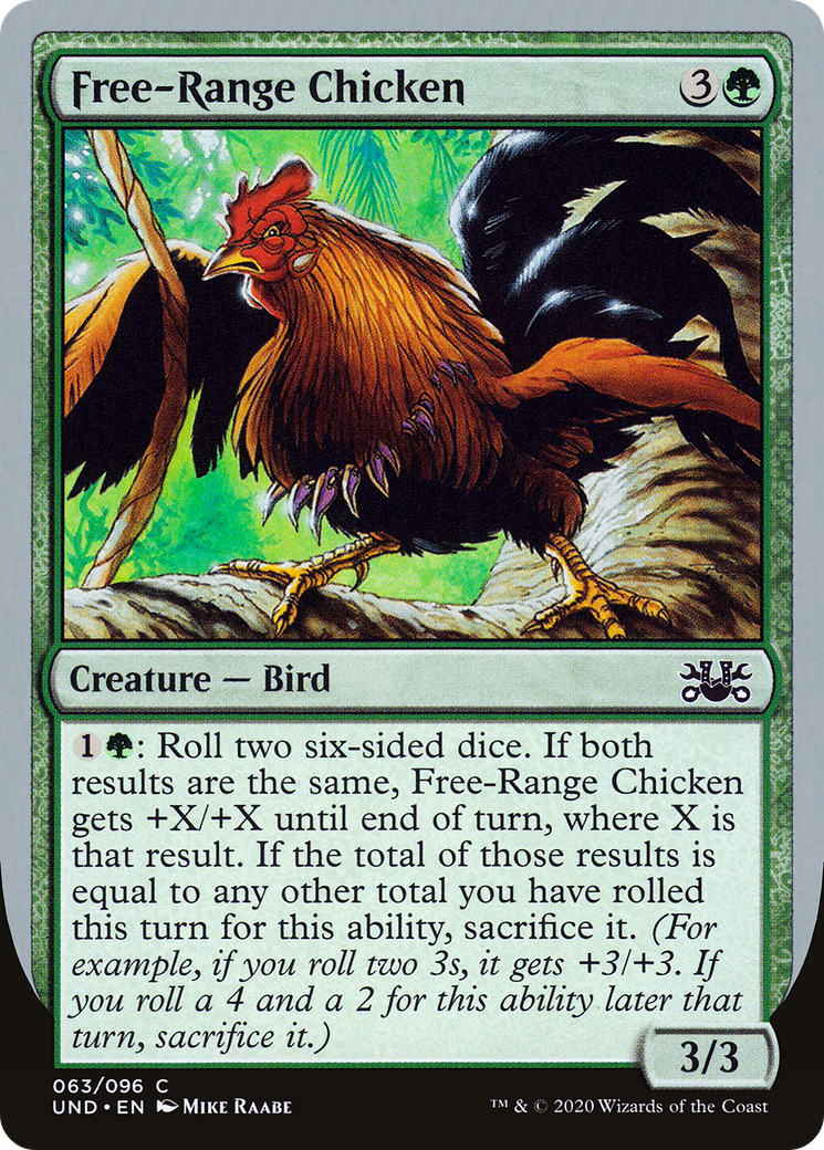 Free-Range Chicken (UND-063) [Unsanctioned] MTG Single Wizards of the Coast