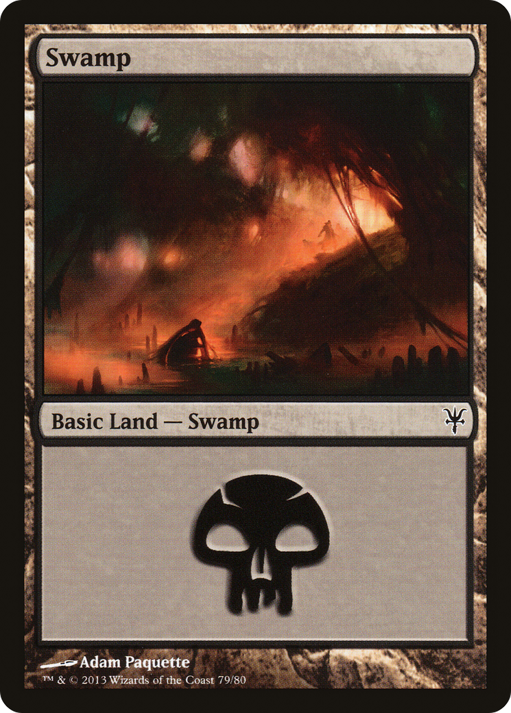 Swamp (79) (DDK-079) [Misc] Duel Decks: Sorin vs. Tibalt MTG Single Wizards of the Coast