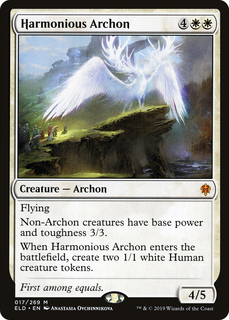 Harmonious Archon (ELD-017) [Throne of Eldraine] Foil MTG Single Wizards of the Coast