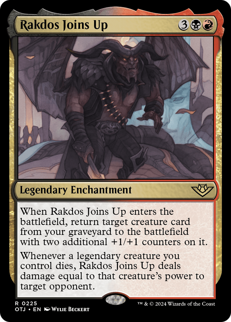 Rakdos Joins Up (OTJ-225) [Outlaws of Thunder Junction] Foil MTG Single Wizards of the Coast