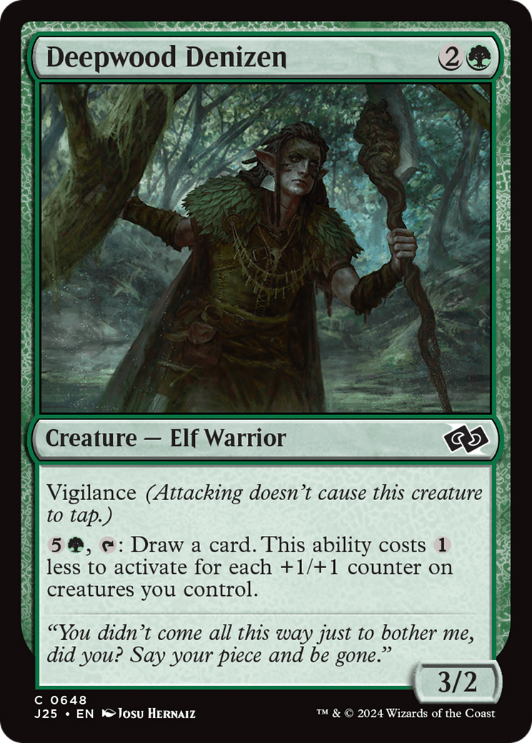 Deepwood Denizen (J25-648) [Foundations Jumpstart] MTG Single Wizards of the Coast
