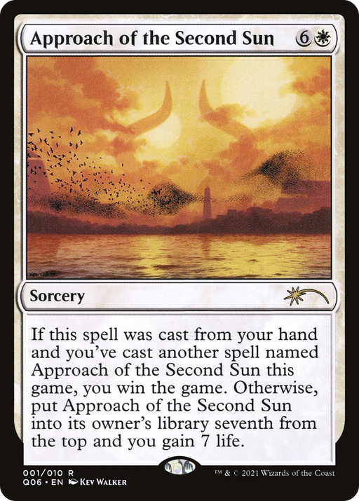 Approach of the Second Sun (UMP-001) [Pioneer Challenger Decks 2021] MTG Single Wizards of the Coast