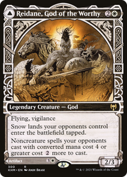 Reidane, God of the Worthy (KHM-300) [Kaldheim] (Showcase) MTG Single Wizards of the Coast