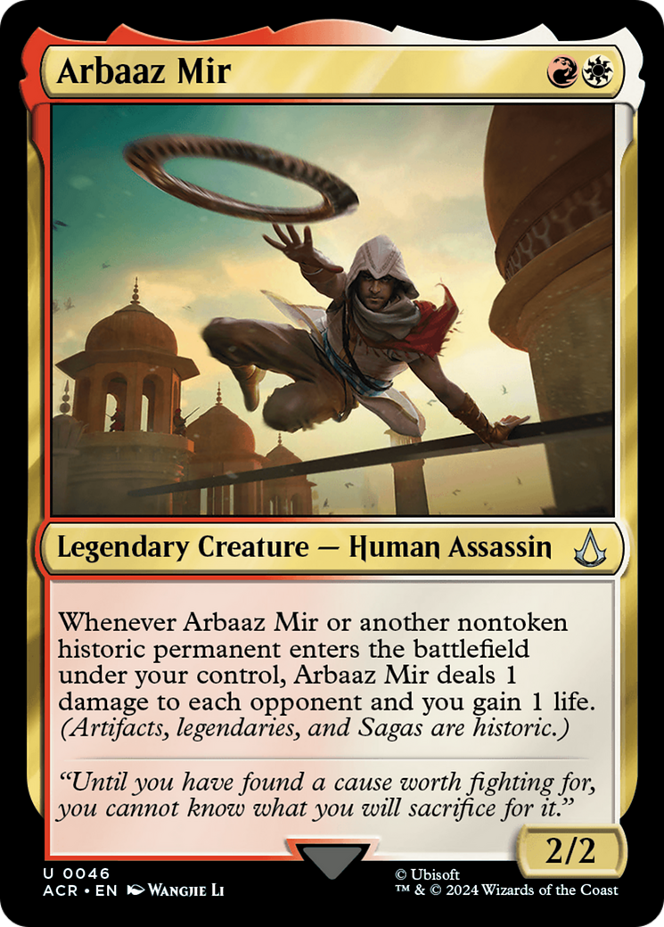 Arbaaz Mir (ACR-046) [Assassin's Creed] Foil MTG Single Wizards of the Coast