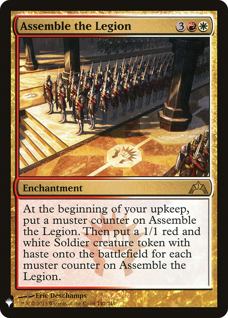 Assemble the Legion (LIST-GTC-142) [Mystery Booster] The List MTG Single Wizards of the Coast