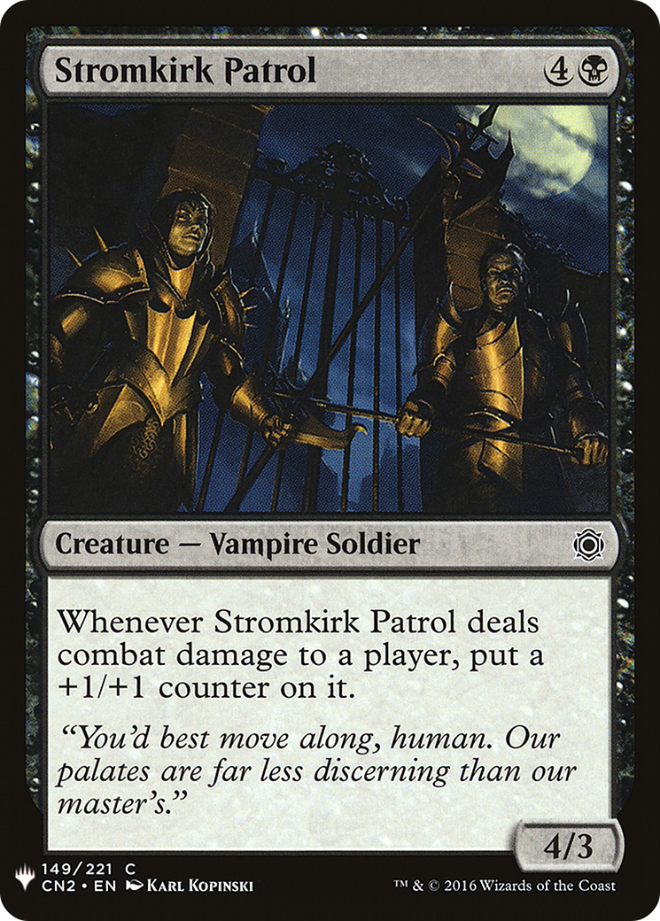 Stromkirk Patrol (LIST-CN2-149) [Mystery Booster] The List MTG Single Wizards of the Coast