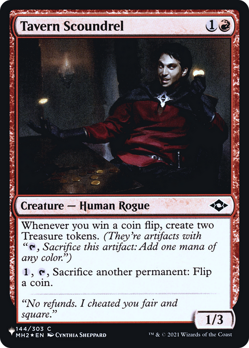 Tavern Scoundrel (LIST-MH2-144) [Mystery Booster] The List Foil MTG Single Wizards of the Coast