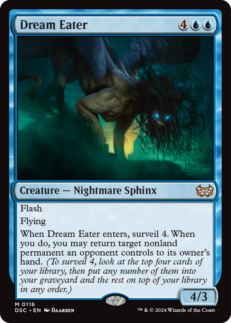 Dream Eater (DSC-116) [Duskmourn: House of Horror Commander] MTG Single Wizards of the Coast