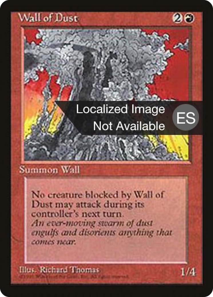 Wall of Dust (4BB-229) [Fourth Edition Foreign Black Border] MTG Single Wizards of the Coast